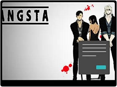 Gangsta Oscuro tema para Windows 11