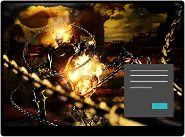 Jeździec Duch Ciemny motyw dla Windows 10 i 11