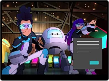 Glitch Techs Oscuro tema para Windows 11
