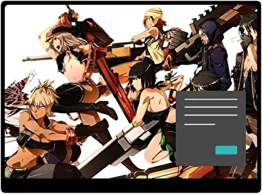 God Eater Oscuro tema para Windows 11