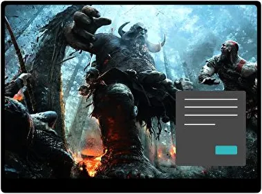 Dios De La Guerra Oscuro tema para Windows 11