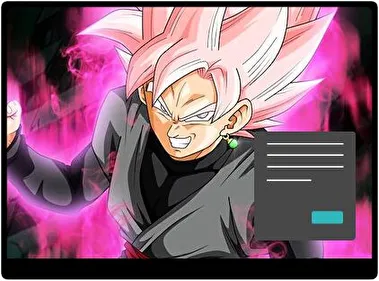 Goku Black Oscuro tema para Windows 11