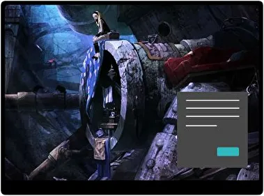 Gravity Rush Oscuro tema para Windows 11