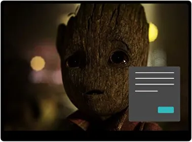 Groot Oscuro tema para Windows 11