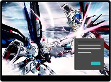 Gundam Seed y Destiny Oscuro tema para Windows 11