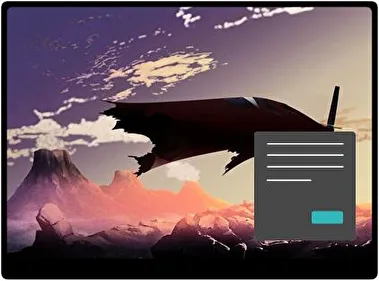 Gurren Lagann Donker thema voor Windows 11