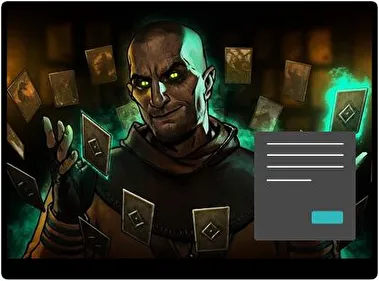 Gwent Gra Karciana Wiedźmina Ciemny motyw dla Windows 10 i 11