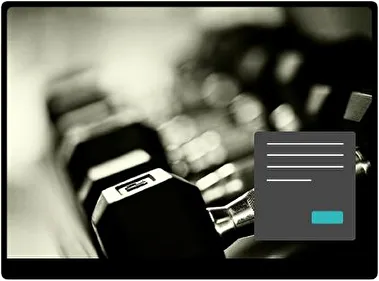 Gimnasio Oscuro tema para Windows 11