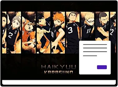 Haikyuu tema para Windows 11