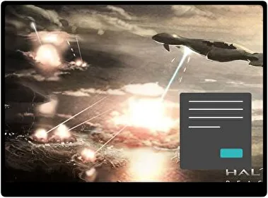 Halo Reach Oscuro tema para Windows 11
