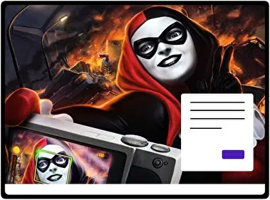 Harley Quinn motyw dla Windows 10 i 11