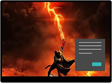 Película de Hellboy Oscuro tema para Windows 11