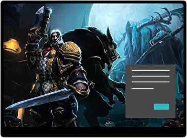 Héroes de The Storm Oscuro tema para Windows 11