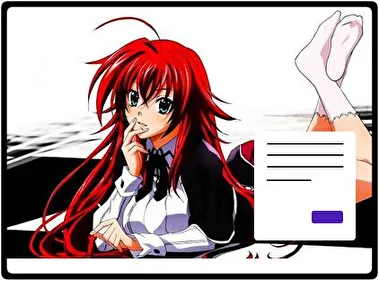 High School Dxd thema voor Windows 11