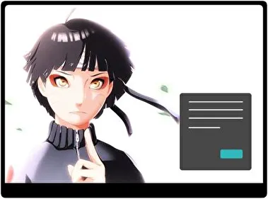 Himawari Uzumaki Ciemny motyw dla Windows 10 i 11