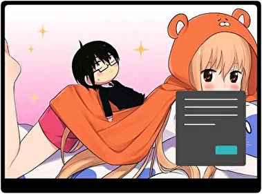 Himouto Umaru Chan Oscuro tema para Windows 11
