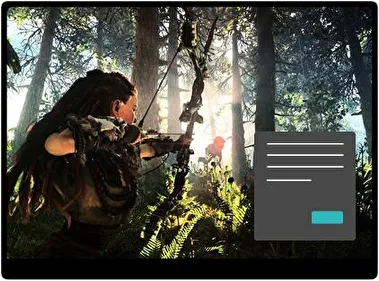 Horizonte Cero Dawn Oscuro tema para Windows 11