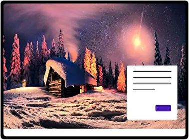 Casa en el Bosque tema para Windows 11