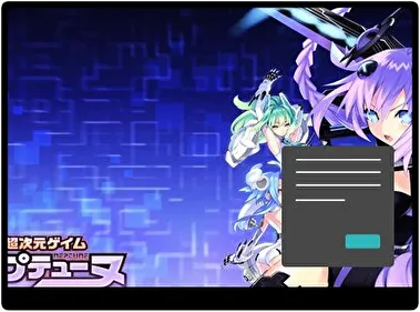 Hyperdimensión Neptunia Oscuro tema para Windows 11