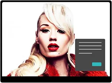 Iggy Azalea Oscuro tema para Windows 11