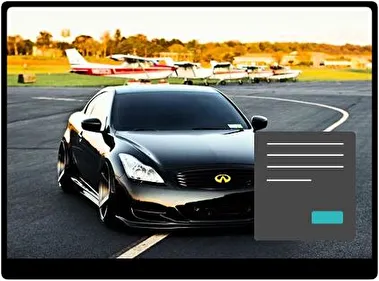 Coche Infinito Oscuro tema para Windows 11