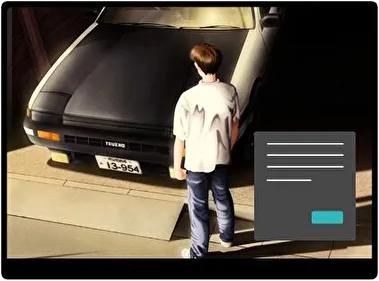 Initial D Ciemny motyw dla Windows 10 i 11