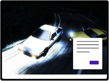 Initial D motyw dla Windows 10 i 11