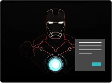 Komiksy Iron Mana Ciemny motyw dla Windows 10 i 11