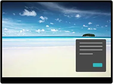 Isla Oscuro tema para Windows 11