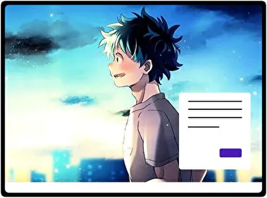 Izuku Midoriya tema para Windows 11