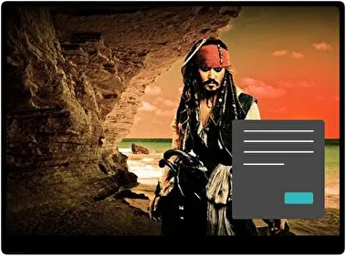Jack Sparrow Ciemny motyw dla Windows 10 i 11