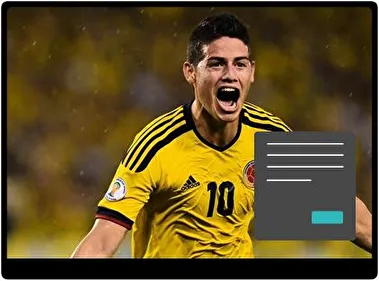 James Rodríguez Oscuro tema para Windows 11