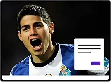 James Rodríguez tema para Windows 11