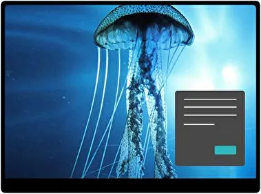 Medusas Oscuro tema para Windows 11