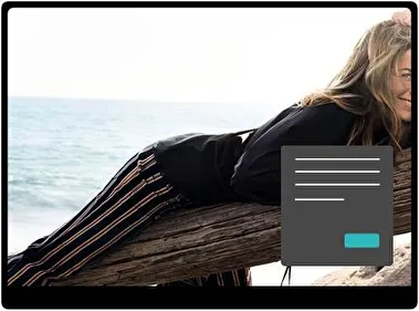 Jennifer Aniston1 Oscuro tema para Windows 11