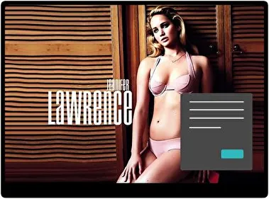 Jennifer Lawrence1 Oscuro tema para Windows 11