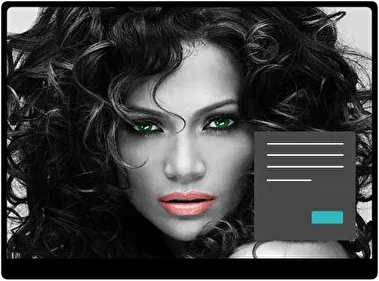 Jennifer Lopez Oscuro tema para Windows 11