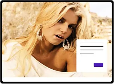 Jessica Simpson motyw dla Windows 10 i 11