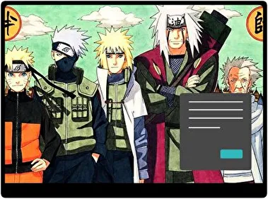 Jiraiya Oscuro tema para Windows 11