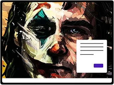 Joker Film thema voor Windows 11