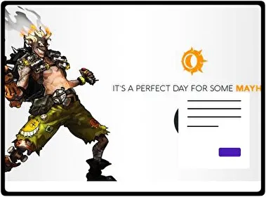 Junkrat tema para Windows 11