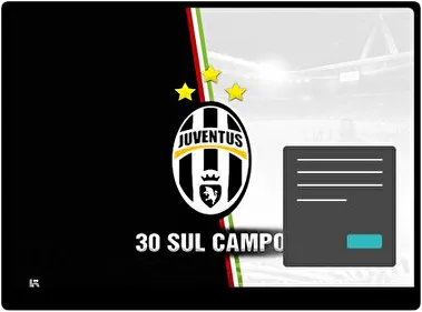 Juventus Ciemny motyw dla Windows 10 i 11