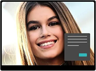 Kaia Jordan Gerber Oscuro tema para Windows 11