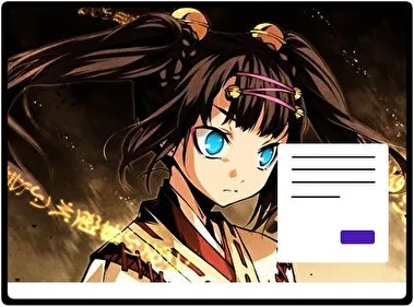 Kajiri Kamui Kagura tema para Windows 11