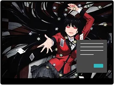 Kakegurui   Jugador Compulsivo Oscuro tema para Windows 11