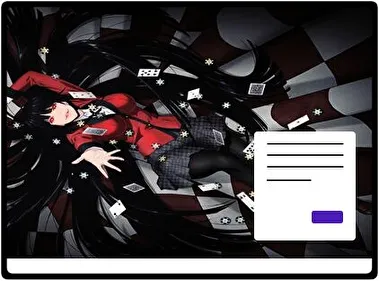 Kakegurui Jugador Compulsivo tema para Windows 11