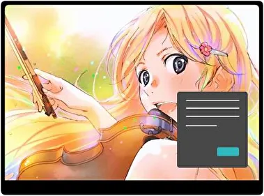 Kaori Miyazono Oscuro tema para Windows 11