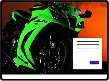 Kawasaki Ninja tema para Windows 11