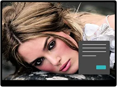 Keira Knightley Oscuro tema para Windows 11
