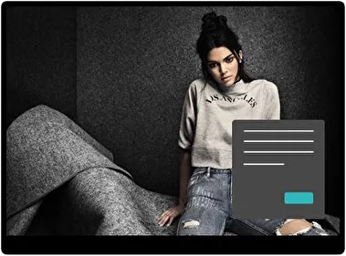 Kendall Jenner Ciemny motyw dla Windows 10 i 11